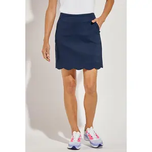 Women's Valorus Golf Skort with Scallop Detail | Navy