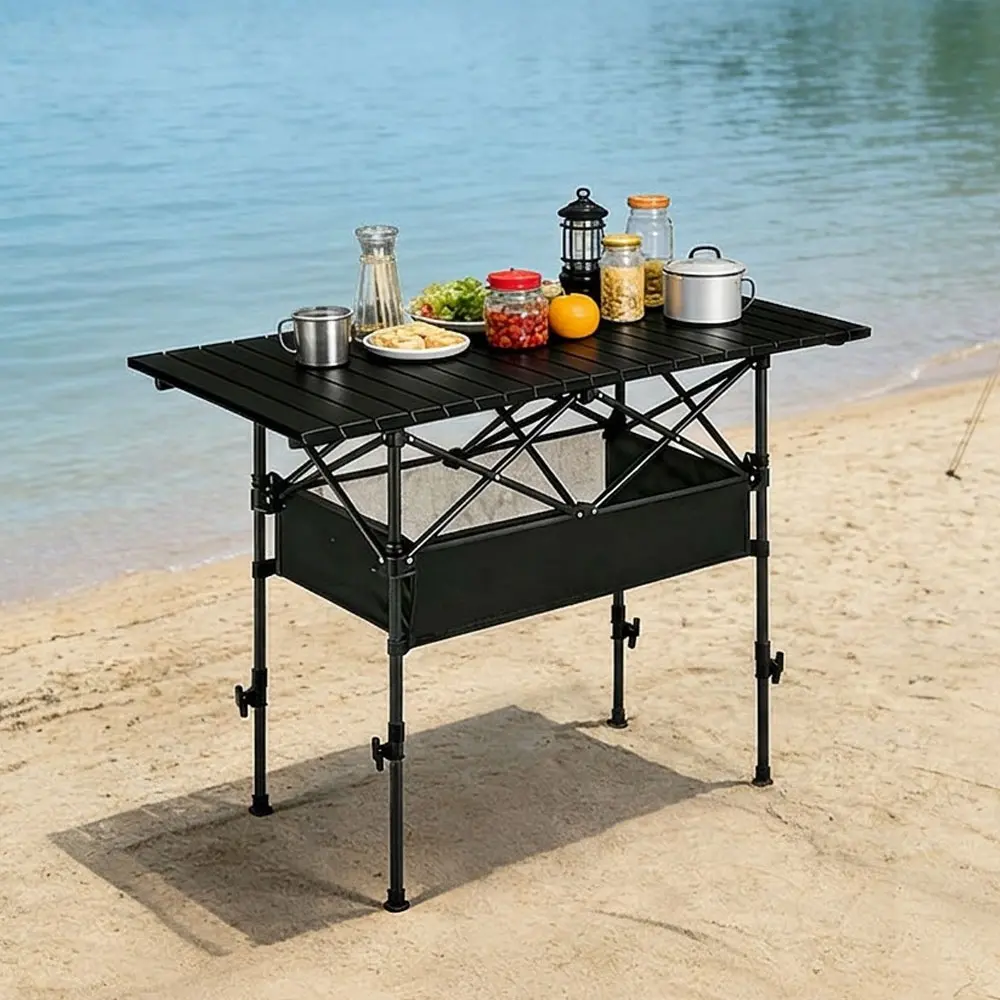 テーブル・チェア・ハンモック centre furniture folding table full set folding center table - TikTok Shop