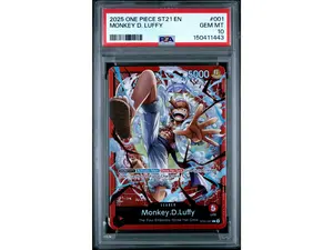 2025 One Piece Starter Deck Gear 5 Monkey D. Luffy #ST21001 PSA 10