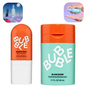 Bubble Skincare Slam Dunk Facial Moisturizer - Lightweight Hydrating Face Cream for Dry Skin Made with Vitamin E + Aloe Vera Juice Daily Nourishing Hydrate Moisturizing Avocado Oil Restore Comfort Moisture