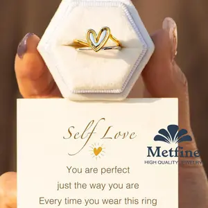 Love ring set Korean version of the new ins niche design fashion personalized finger ring female ring