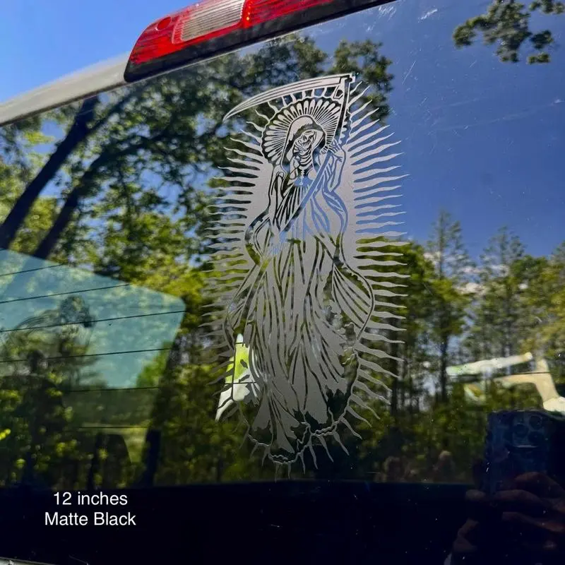 Santa Muerte Car Sticker [4 Sizes] Automotive & Motorcycle Exterior Accessories