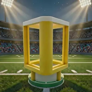 Football Field Goal Themed Rotating Slab Display - Fits PSA, Beckett, and CGC Holders