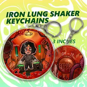 Iron Lung Shaker Acrylic Keychain Double Sided, Great For Daily Use Or As Thoughtful Little Gifts For Your Friends And Yourself