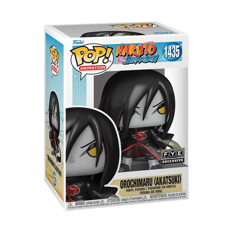 Funko Pop! Naruto: Shippuden - Orochimaru (Akatsuki) (Metallic) #1435 Exclusive (Sticker may vary) Collectible Pop Vinyl Figure