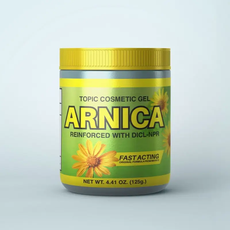 Arnica Gel - Fastacting Gel for Sore Muscles, Topical Analgesic, Extra Strength, Natural Ingredients Only, Mexico - Healthcare,