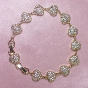 Chunky Heart Bracelet