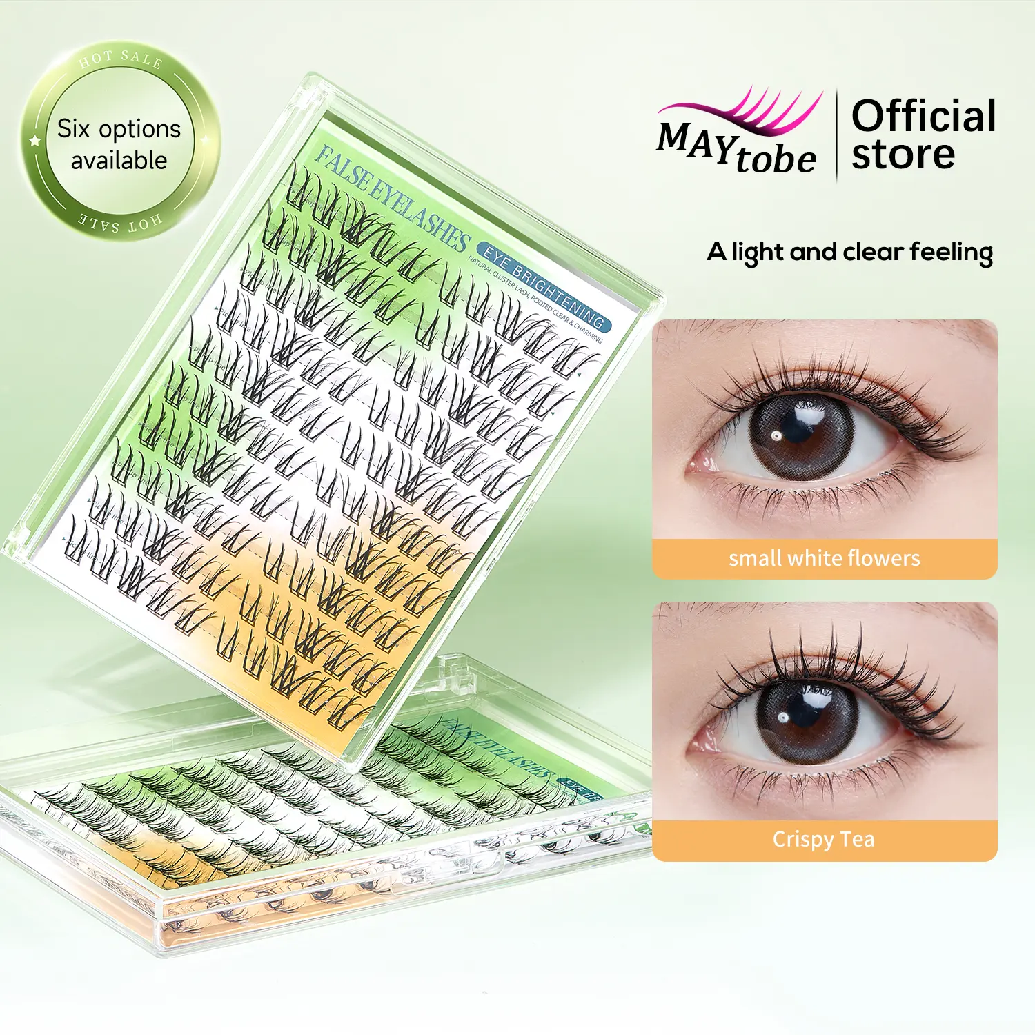 MAYTOBE Lash Clusters, Soft Wispy 3D C-Curl Eyelashes for DIY Extensions, 80-140 Pcs Kit with Precision Tweezers, Lash Volume False Eyelashes & Adhesives, Lash Extensions, Daily