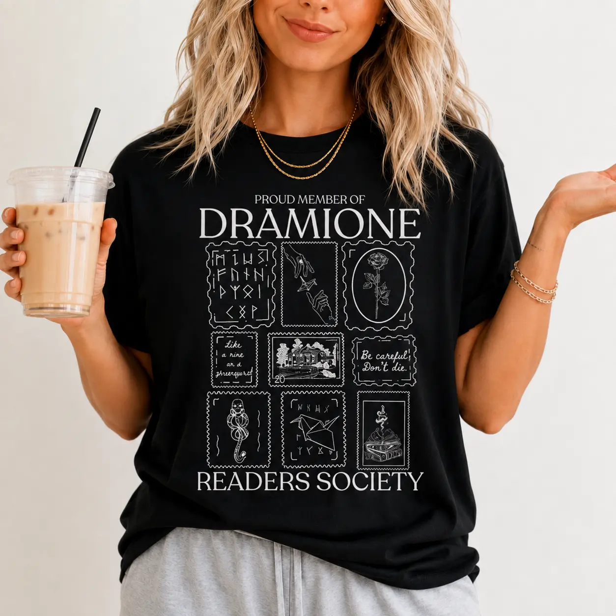 Dramione Readers Society Shirt, Dark Academia Book Club Graphic Tee, Enemies to Lovers Romance Reader Crewneck Short Sleeve Shirt, Morally Grey Bookish Gift for Women