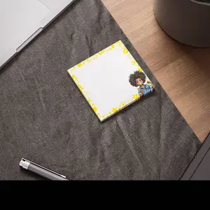 Glenica Girl "StarBright" 3M Post-Its Sticky Notes - Inspiring Black Girl Magic & Organization. Perfect for Home, School, or Office. Keep your space AWESOME!