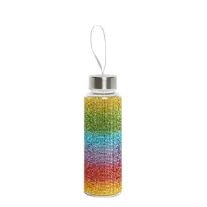 Rhinestone Encrusted Water Bottle
