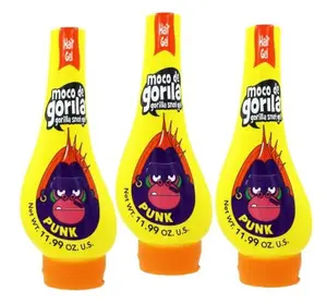 Moco de Gorila Punk, Hair Styling Gel, Reactivate with water, Long-lasting Hold, 3-Pack of 11.99 Oz Each,