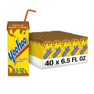 Yoo-hoo Chocolate Drink, 6.5 fl oz boxes, 10 count (Pack of 4) Beverage Sweet Beverage Sweet Natural Vitamin