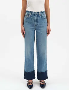Daze Eastside Relaxed Fit Cuffed Jeans