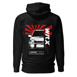 Subaru Impreza WRX Unisex Hoodie - (Non-STI) Wrx Bugeye Sweatshirt- Subaru 2nd Gen Bug Eye JDM Enthusiast Hoodie 2001-2003 - cristina spolnick