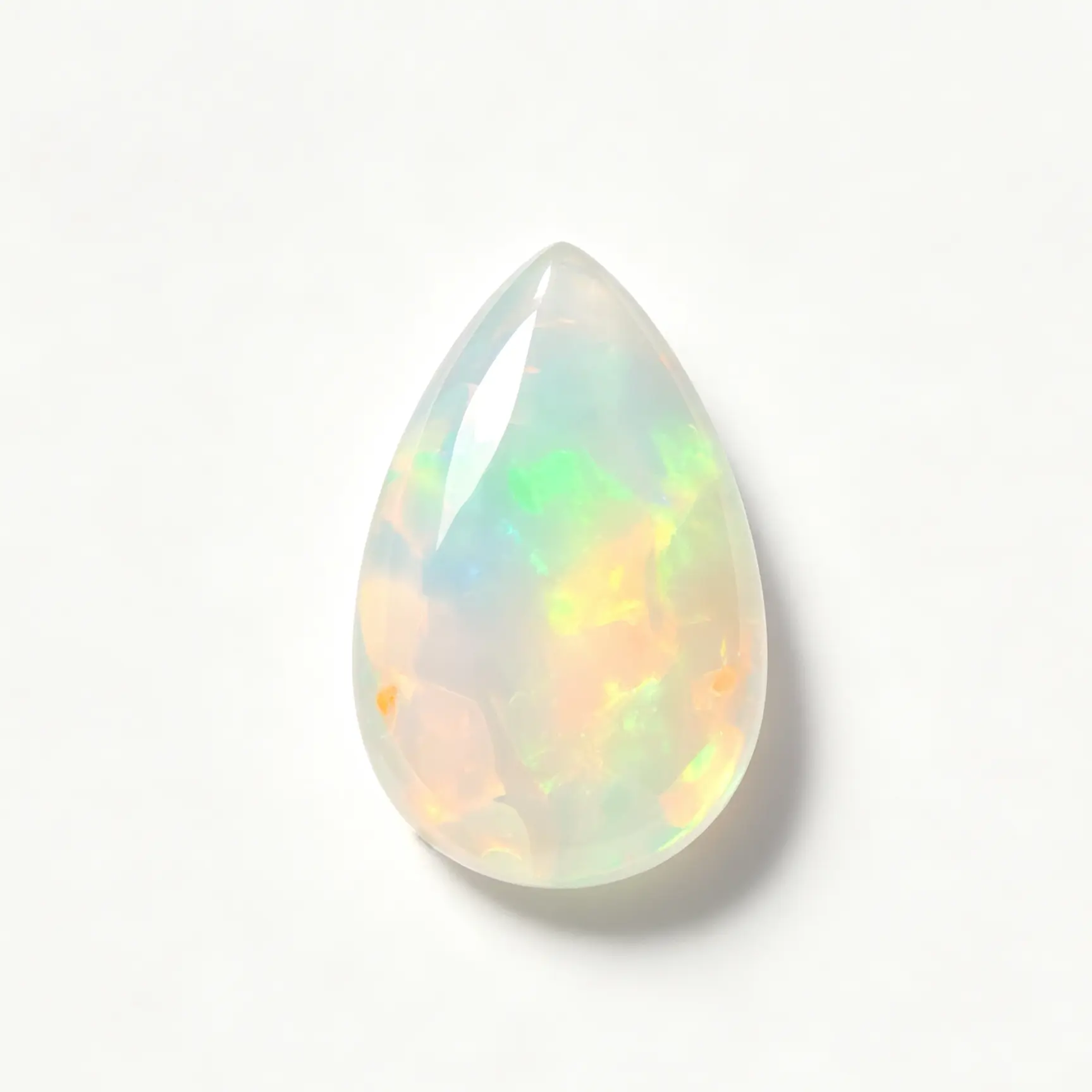 Natural Opal Pear Cut with Certificate