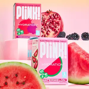 Plink! Variety Pack - 2 Flavors | Fizzy Electrolyte Drink Mix for Daily Hydration - Low Calorie, Vegan, Non-GMO, Gluten-Free Tablets