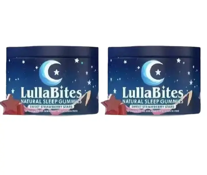 2 PACK Natural Sleep Gummies - Strawberry Flavor, Melatonin-Free Relaxation Support for Better Sleep