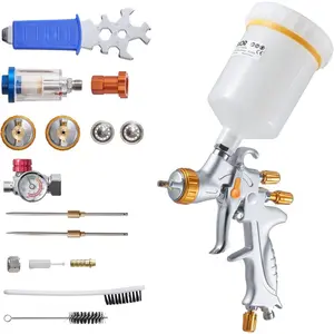 VEVOR Siphon Feed Spray Gun, High Atomization Air Paint Spray Gun, 1000cc Automotive Paint Sprayer with 1.8 mm Nozzle, Adjustable Flow Rate Air Volume for Car, Furniture, Wall, House PaintingVEVOR Super Brand Day