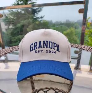 Grandpa Embroidered Trucker Hat 90s Style Personalized Cap