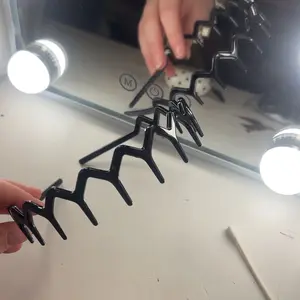 Women's Elegant Wave Tooth Design Hair Clip, Non-Slip Headband for Makeup & Daily Use, Durable Fashion Accessory, All Season Use