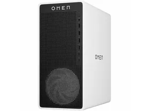 HP OMEN 16L TG03-0010 Gaming Desktop Computer, AMD Ryzen 5 8400F 4.2GHz, 8GB RAM, 512GB SSD, NVIDIA GeForce RTX 3050 8GB, Windows 11 Home, Snow White