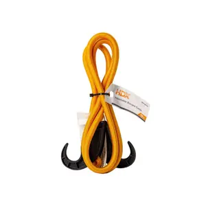 6 in - 48 in x 9mm Bungee Cord with Adjustable Hook, 1 pk