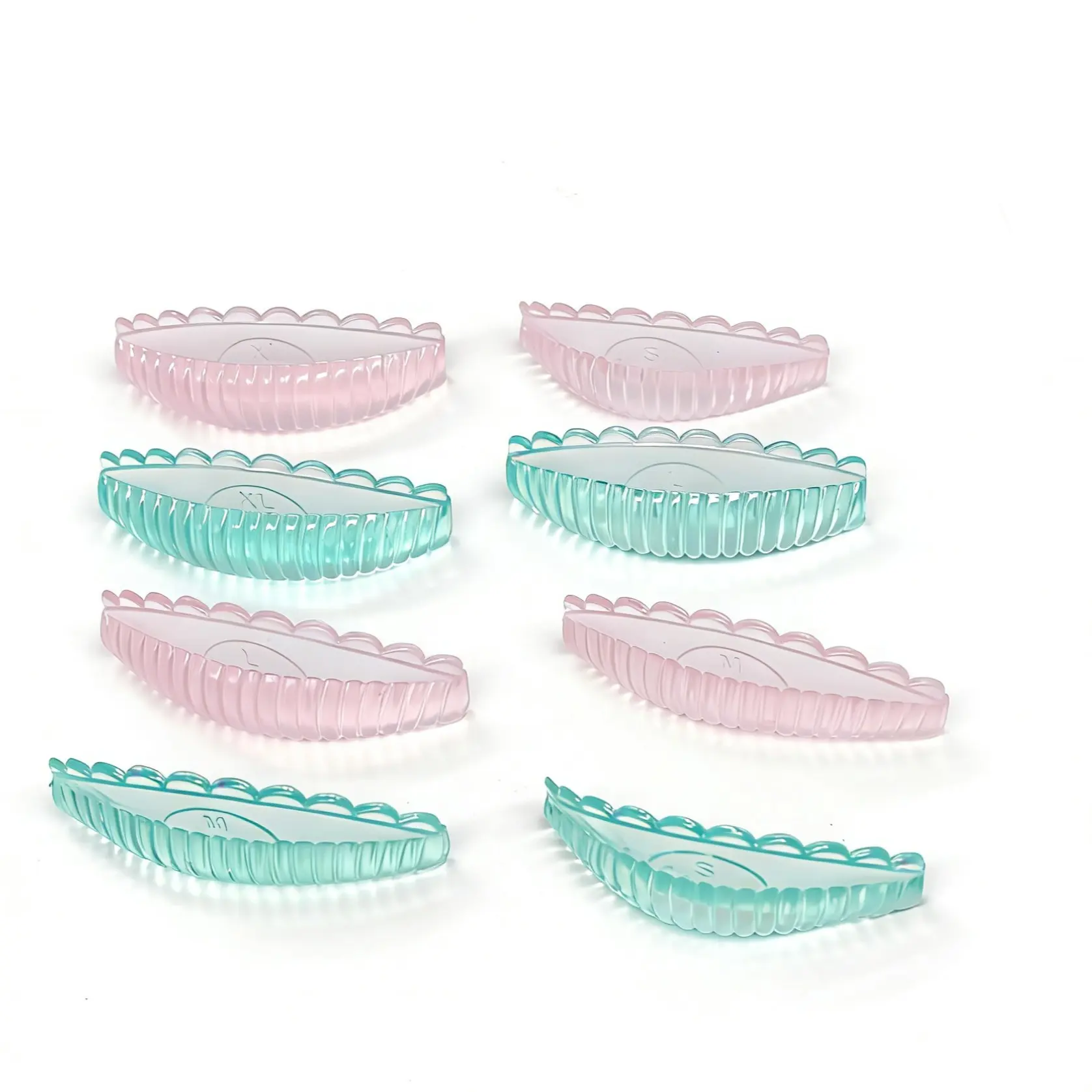 8-piece/4-size Eyelash Curler Pads, Eyelash Tools, Cosmetic Tools, Self-adhesive Design, Reusable and Soft Eyelash Curling Shields Suitable for Different Lengths of Eyelashes, Perfect for Gift Giving on Festivals