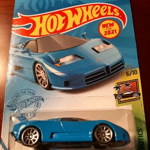 Hotwheels Bugatti Blue