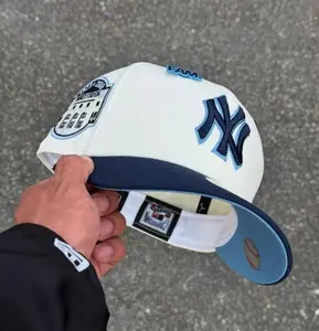 New Era New York Yankees 9FORTY A-Frame Snapback Hat – White Crown Red Brim – Adjustable MLB Baseball Cap – Streetwear Unisex Summer Edition