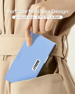 QIAOLET DLP Autofocus Mini Portable Projector, 3D & 4K Video Decoding, WiFi & Bluetooth Compatibility, USB Mobile Charging, Compact Design