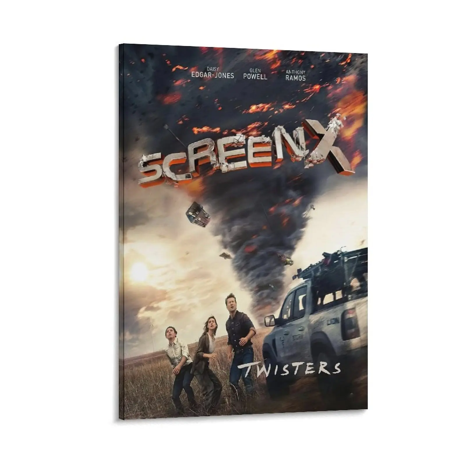 Twisters Movie 2024 Poster Canvas Wall Art For Room Aesthetic And Decor (1) Canvas Poster Bedroom Decor Sports Landscape Office Room Decor Gift Frames Ornaments Artistic Decoration Photo Print
