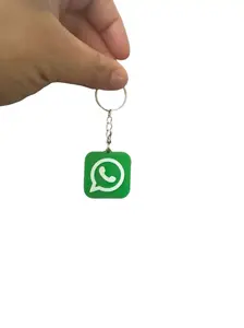 Custom NFC Keychain – Social Media Keychain (WhatsApp Style) | Business Contact Tag