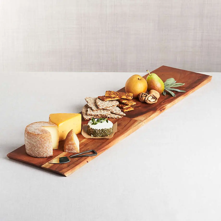 Crate & Barrel - CARSON ACACIA CHEESEBOARD 36
