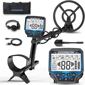 Detector for Adults – 18-Hour Battery, 10" IP68 Waterproof Coil, 6 Modes, DSP Chip for Gold, Silver, Coins, Beach & Treasure Hunting