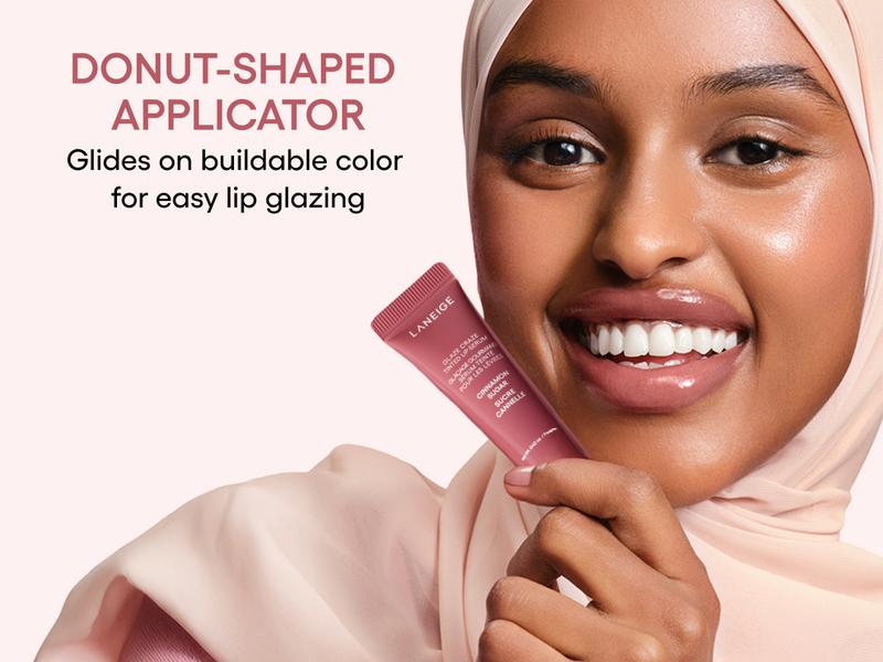 Laneige Glaze Craze Tinted Lip Serum, Hydrating & Moisturizing Lip Tint, Korean Lip Care, Infused with Polypeptide