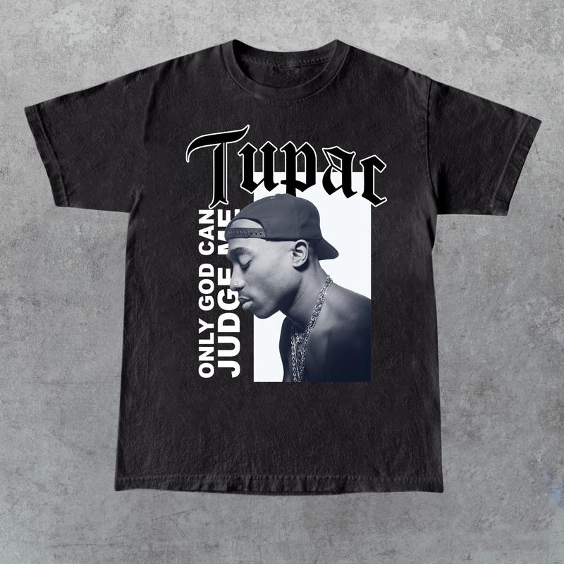 Pac (tupac) - Only God Can Judge Me Woman's T-shirt Cotton Unisex T-shirt, Made In Usa, Gift For Fan