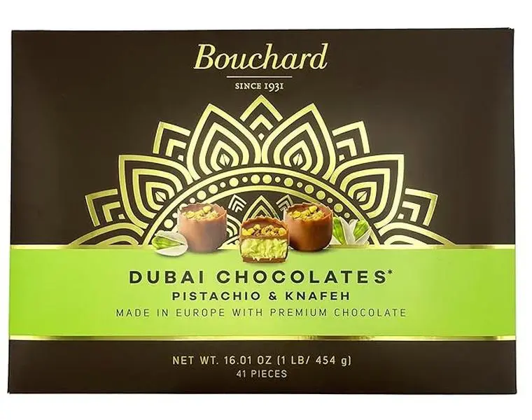 Dubai Chocolate Made n Europe with Premium Chocolate, 41 Pieces. 1lb