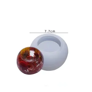 2PCS 3D Round Column Candles and Soap Mold