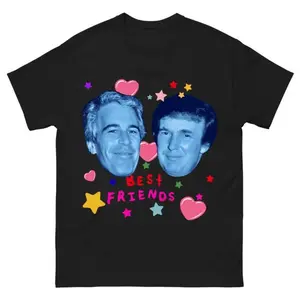 Best Friends Tee – Jeffreyyy & Tr*mmppp 1997 Retro American T-Shirt