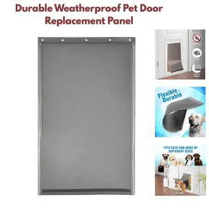 Large Replacement Dog Door Flap Compatible with PetSafe Dog Doors, Durable Weatherproof Pet Door Replacement Panel 16 7/8" x 10 1/8", Fits PAC11-11039 Large Dog Door Insert for Dogs & Cats