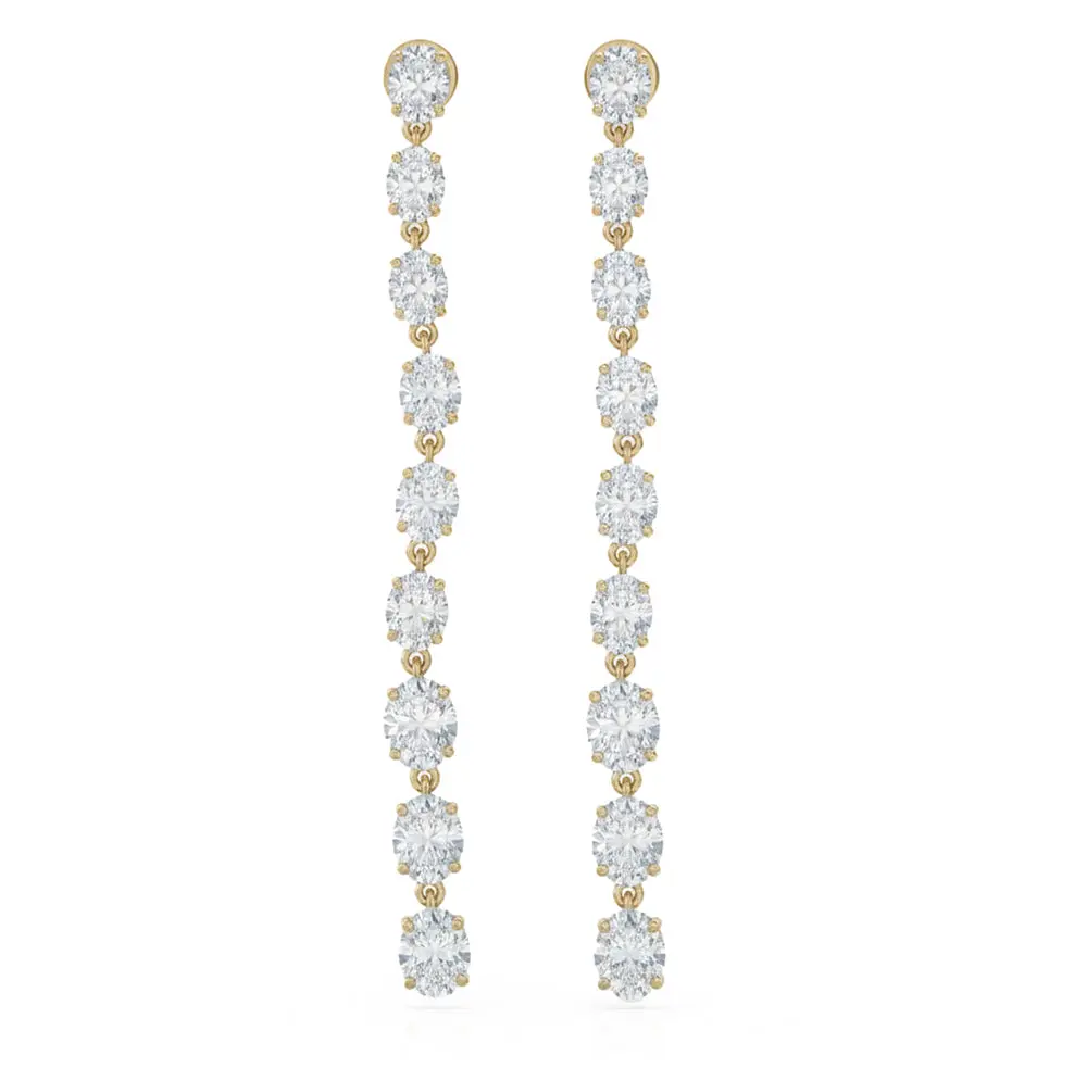 3ct 14K White Gold Lab Grown Diamond Earrings