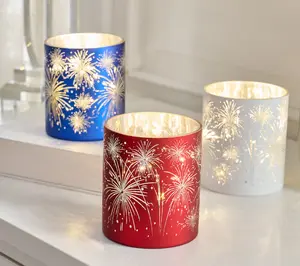 Set of 3 Celebration Fireworks Mini Hurricanes by Valerie