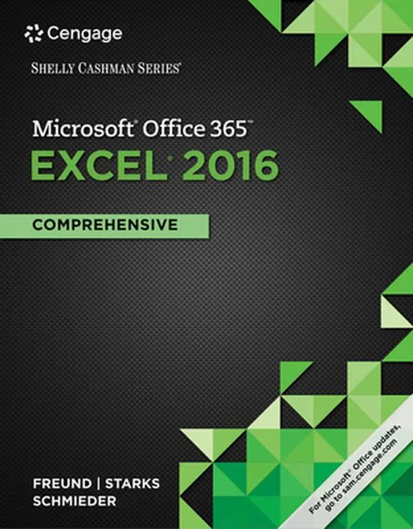 USED Book - Shelly Cashman Series Microsoft Office 365 & Excel 2016: Comprehensive by Freund, Steven M. (Paperback) - english