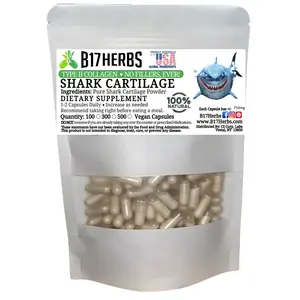 Shrk. Cartilage Capsules - "S" Cart. Caps | Type II Collagen - 100 pcs, 750mg