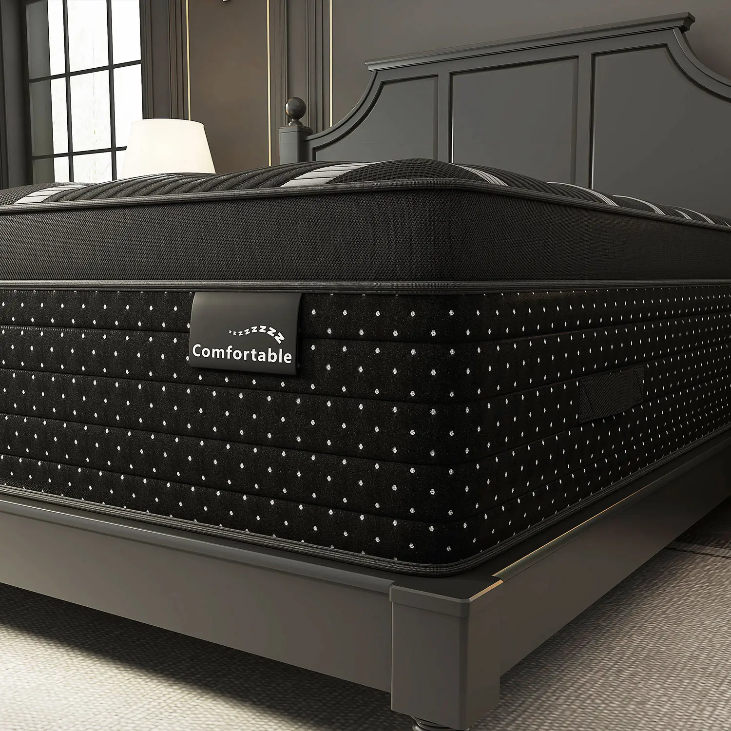 Breathable Bed Mattress - 12" 14" Twin, Full, Queen, King Size Mattresses, Premium Memory Foam Boxed with 5-Zone Pocket Spring, Medium Firm, Ergonomic Design, CertiPUR-US, Fiberglass-Free, High-Quality Edge Support, Gel Infused