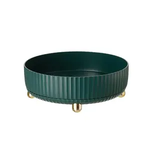 Rotating Storage Rack, 360° Spinning Spice Rack Organizer, Makeup Perfume Organizer, Round Plastic Turntray for Pantry, Fridge, Countertop