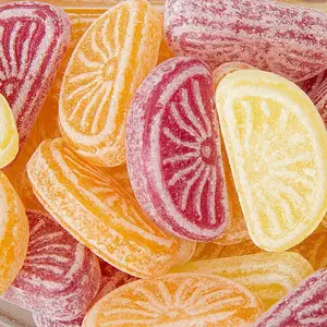 Orange and Lemon Hard Candy Fruit Slices: 5.29-Ounce Bag Orange and Lemon Hard Candy Fruit Slices: 5.29-Ounce Bag