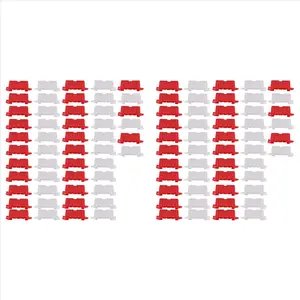 100Pcs RC Car Drift Racing Track Road Barrier Traffic Fence for 1/16 1/18 1/28 RC Truck HSP Tamiya HPI Kyosho DIY Parts