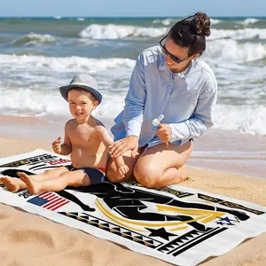 2026 Usa World Cup Soccer Beach Towel, Oversized Quick Dry Microfiber, Sand-Free Absorbent, Gift for Football Lovers, Reusable Beach Blanket